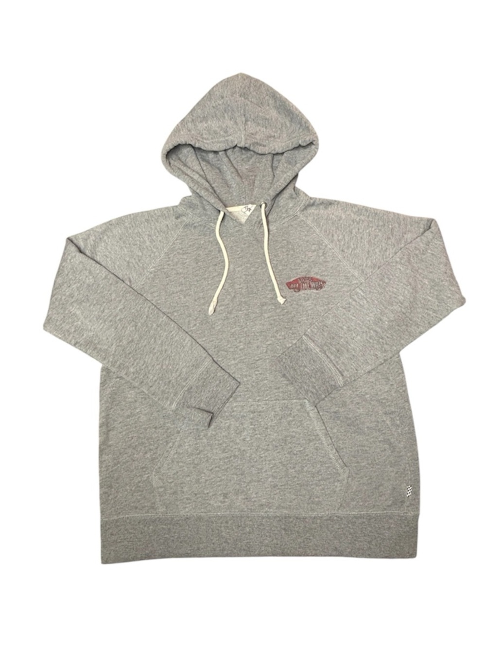 Vans Gray Hooded Sweatshirt with Small Logo